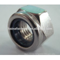 stainless steel nylon socket nut,nylon socket nut,ss304 nylon socket nut